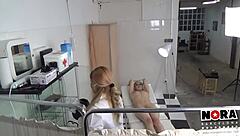 Doctor nora binds me in bdsm for kinky pussy domination session