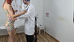 Pornstar Teen's Pussy Teased in Gyno Exam Creampie