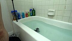 candy cruises in the bathtub getting wild and wet