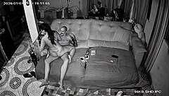 Real couple rents hotel unaware of hidden orgasm cameras