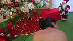 milf stepmother gets pervy christmas sex pounding from horny guy