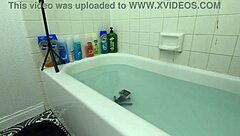 candy cruises in the bathtub getting wild and wet