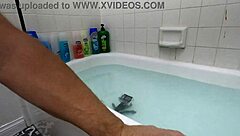 candy cruises in the bathtub getting wild and wet