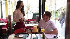Customer, Fuck Flirty Waitress Lia Lin Now