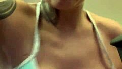 Bikini Gym Tease Ignites Wild Horniness