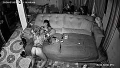 Real couple rents hotel unaware of hidden orgasm cameras