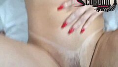 Muscular black stud deepthroats big cock for wet latina milf