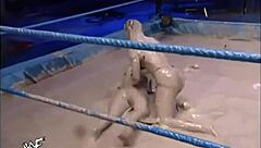 WWF Ivory Battles Miss Kitty in Epic Mud Wrestling Showdown