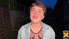 Betty belle devours cocks in hungry french mmf threesome feast