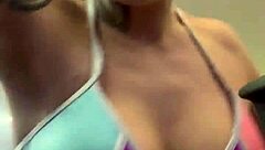 Bikini Gym Tease Ignites Wild Horniness