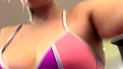 Bikini Gym Tease Ignites Wild Horniness