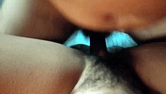 hairy pussy rubbed by hardening cock in missionary