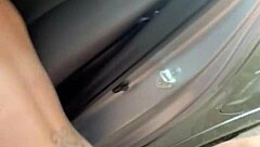 streetwalker rides dick reverse cowgirl in truck then takes huge ass load