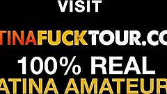 Big Tits Tanned Latina Milf's Pussy Slammed Rough!