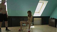 petite brunette sub whipped hard in kinky bdsm session