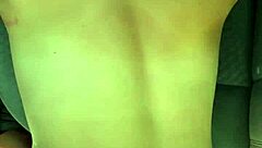 bored hooker deepthroats cock car fuck cum swallow