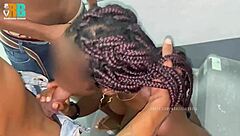 Brazilian bull bbc threesome pounds hotwife before cuckold