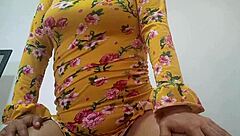 Stunning Latina masturbates all day to creamy creampie squirt!