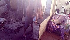 Raw backyard pounding of skinny Latina ass!