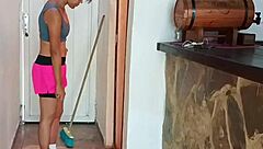 Calvohot70 bends over kitchen slut for hard pounding