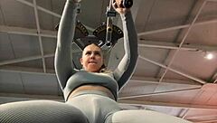 masturbating so hard in gym publicly