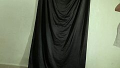 Indo Big Ass Babe Tries New Satin Dress In Viral Fuck