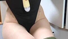 elza koms worships cock with fisting anal toys domination and ripped clothes