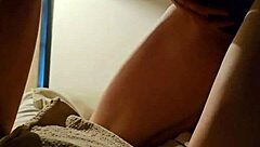 Heart-pounding thrill as we fuck wildly before our stranger from online, emotions surging intensely