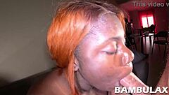 Black chubby ebony slut creampied by big white cock doggystyle