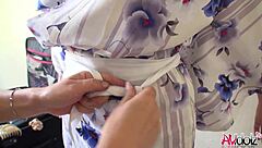 Oh god, Japanese big tits lady Saki Aoyama sucks cock outdoors moaning wet