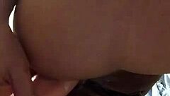 stretching tight ass wide open with huge dildo toy play
