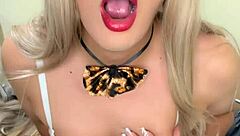 transexual with huge tits unleashes milky load!