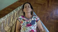 Hot Pregnant MILF Anna Teases Blowjobs Missionary Fucks Pov Orgasm