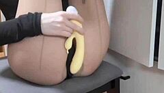 elza koms worships cock with fisting anal toys domination and ripped clothes