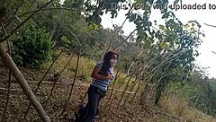 stepmom's wild jungle walk craving outdoor cock adventure?