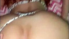 big ass latina housewife bikini pulled aside for doggystyle creampie