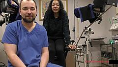 this exam's just a formality, right? yasmine woods teases in heels