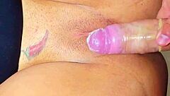 he ripped condom off and flooded my tight pussy deep