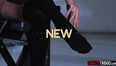 Angelika Grays' Sensual Footjob to Hot Pussy Pounding