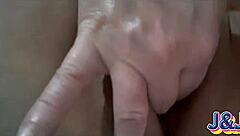 Brazilian housewife screams orgasms flashing squirting pussy