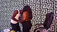 secretary bends over desk fucking employee for promotion