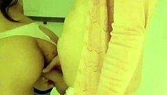 stuffing big cock deep in unfaithful latina friend's juicy ass