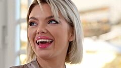 Blonde Winter Ashby Swallows Mouthful Cum After Sensual Massage