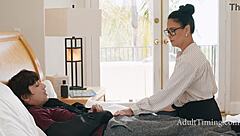 Dana Vespoli eases Ricky Spanish's pain with hardcore cowgirl ride