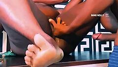 secretary bends over desk fucking employee for promotion