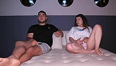 stepsis dirty talks me into pounding her huge tits hard