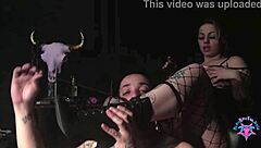 Blonde pawg milf forces slave to rim her asshole during rough facesit ride