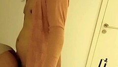 stuffing big cock deep in unfaithful latina friend's juicy ass