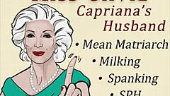 miss olivia's mean mother-in-law spanks and milks humiliated sub