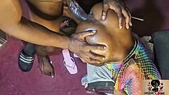 Juicy Bubble Butt Pounded Hard By African BBC - Cum Watch Pt2!